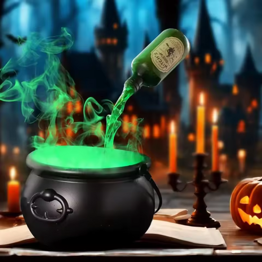 Caldero Mágico Halloween con Luz LED y Niebla™